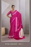 Pure Ajrakh 003 A to L By Rajtex Modal Satin Printed Online Casual Wear Saree Wholesale